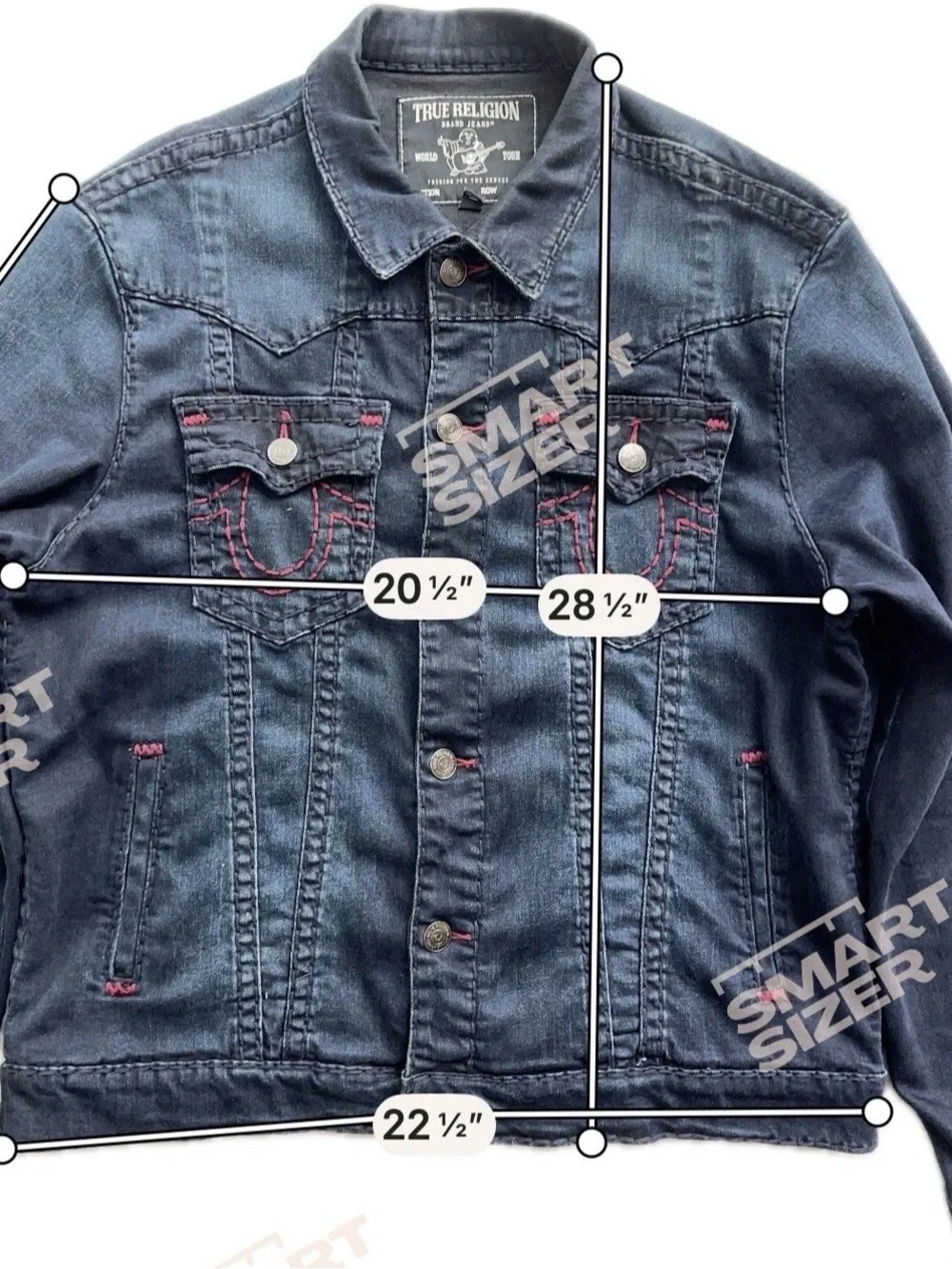 True Religion religion front stitching